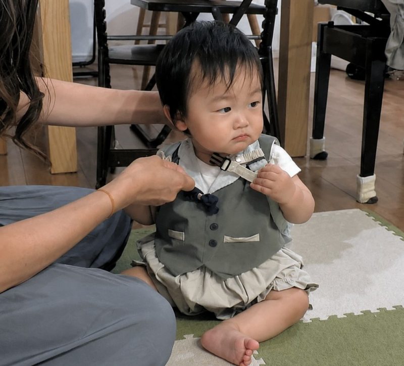 小さい頃のゆうまくん